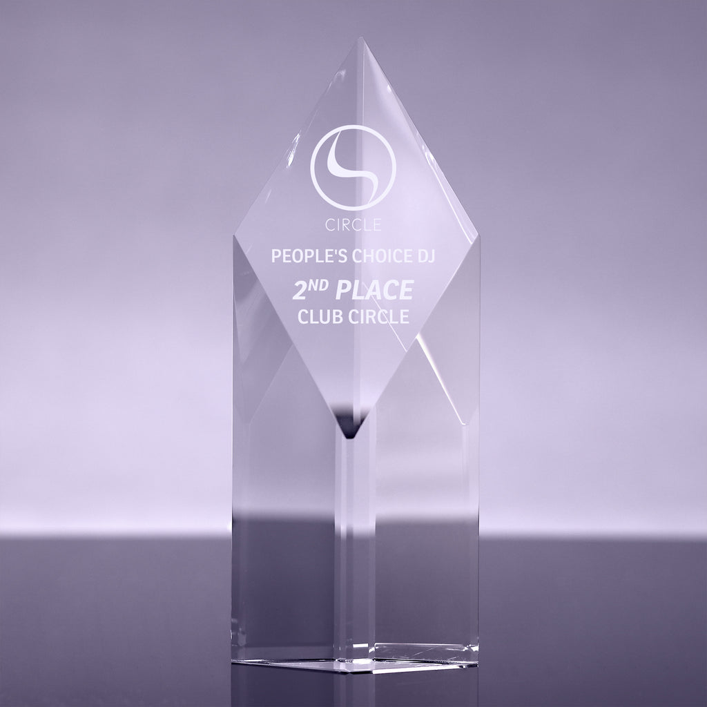 Extreme Crystal Diamond Tower Award - 10 inch [CXDT10-X]
