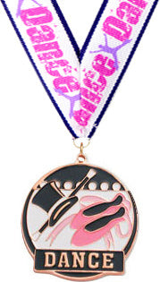 Dance Enameled Medal [M2EP-DC-B]