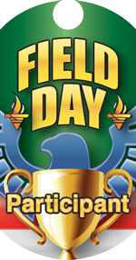 Field Day- Participant Eagle Dog Tag Insert [DT-1572]