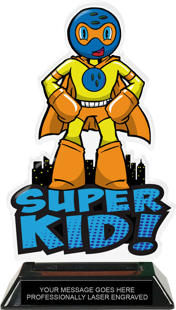 Bowling Super Kid Acrylic Trophy- 8 inch [TACR8-SHKD-BWL-Q]