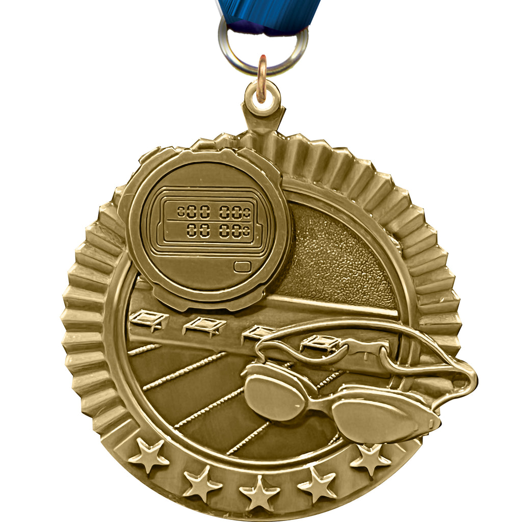 2.75" Swimming 5 Star Medal [MP36-SW]