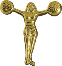 Cheer Pom Pom Chenille Pin [PCH-47]