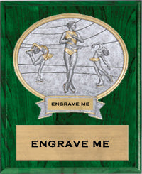 Figure Skating Sport Legend Oval Plaque - Female 10.5"x13" [P10SLO8-ICESKTF]