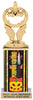 Halloween Pumpkin Carving Rectangle Column Trophy [TSQ10STK-PUCA]
