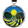 Tennis Decagon Painted Medal [MDCM2-TN]