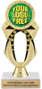 Custom Black Gold Color Insert Trophy [TXi-J29]