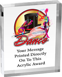 Dance Vibrix Acrylic Award [ACB45V-DC]
