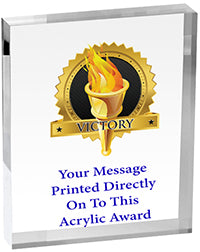 Victory Vibrix Acrylic Award [A45BV-VY]