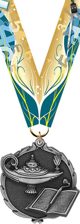 Knowledge Wreath Medal- Silver [MP18-KN-S]