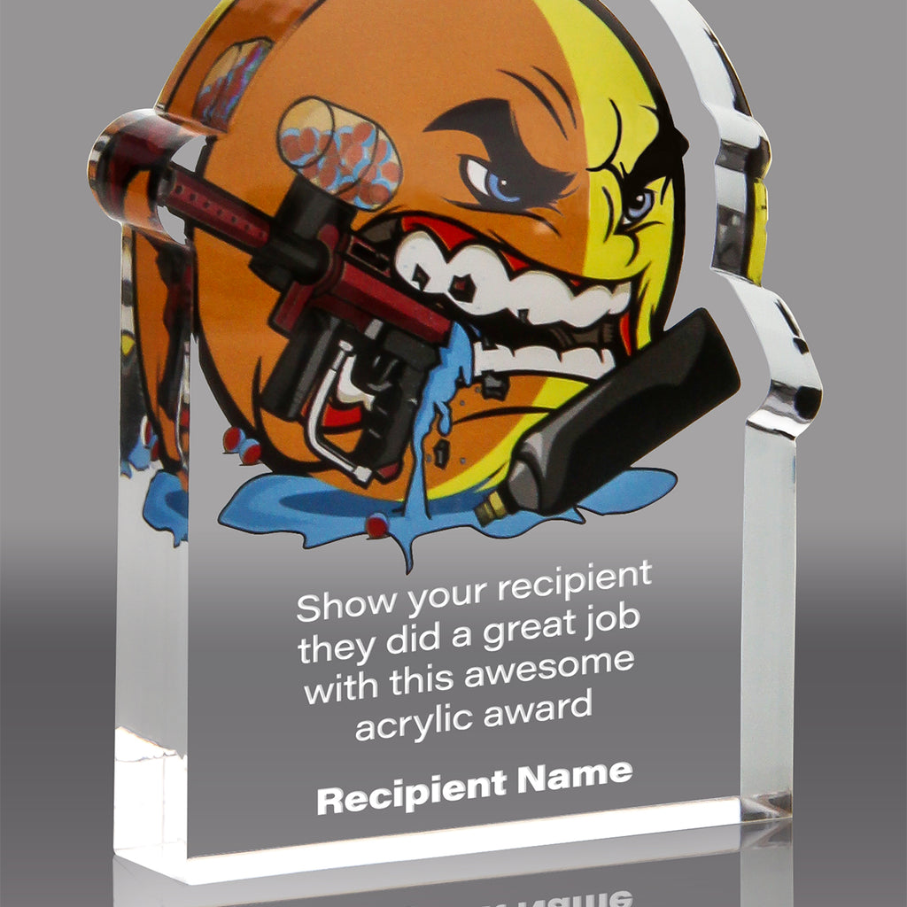 Paintball Krunch Acrylic Awards