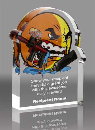 Paintball Krunch Acrylic Award- 5x6 inch [AKRCH-PB-56-Q]