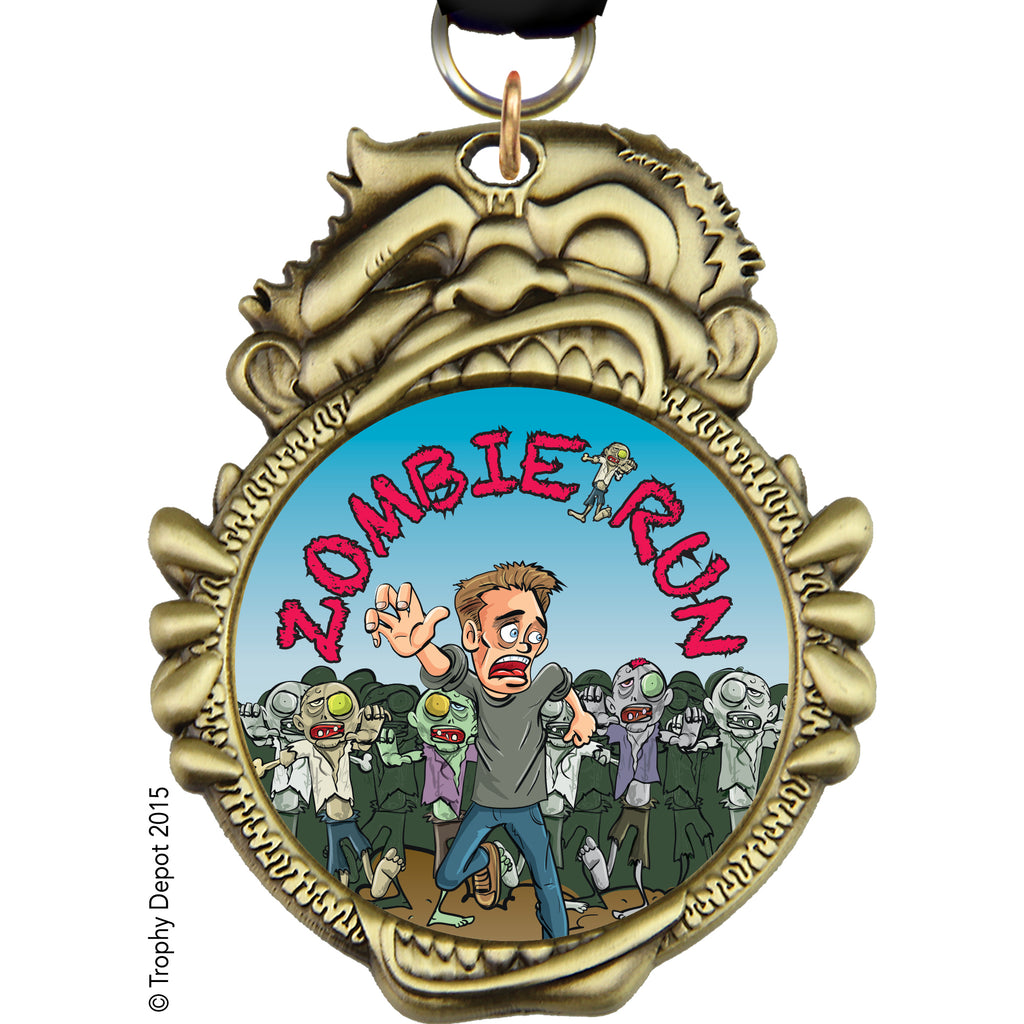 Zombie Insert Medal - Stock or Custom