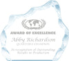 Sapphire Acrylic Iceberg Award - 6 x 7 inch [AIB7S]