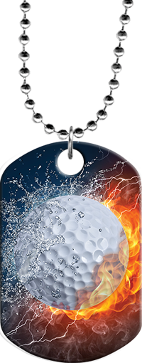 Golf Monster Dog Tag [DTXL-GL]