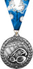 Swimming Dimensional Medal- Silver [MSW2-SW-S]