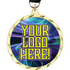 2.25 inch Custom Coin Edge Insert Medal [MXCOIN2]