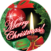 Christmas- Candle & Ornament Insert [TD-1534]