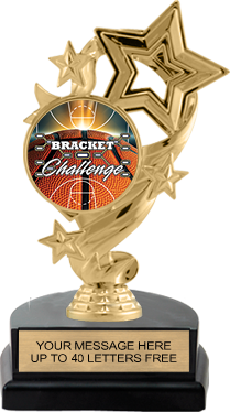 Color Insert Trophy on Marble Tone Base [THSi-C49]