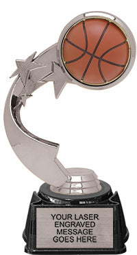 Basketball Twistar Trophy- Silver [TWST7-BK-S]