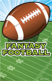 Fantasy Football Plaque Insert [BBP-1494]