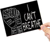 I Can't Breathe Vinyl Sticker - 6 x 4.5 inch [STK-BLM-GF2]