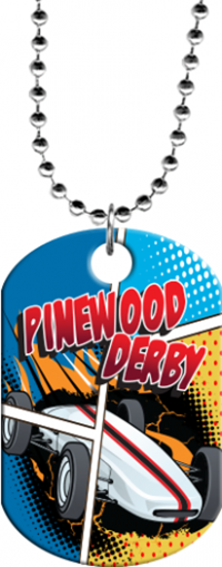Derby Monster Dog Tag [DTXL-PNWD]