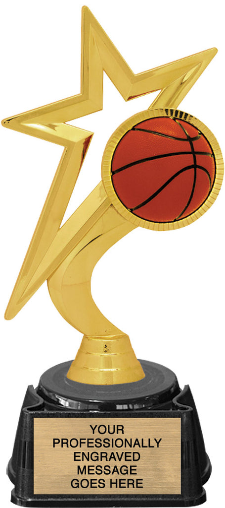 Basketball Gold Star Trophy [TGS7-BK]