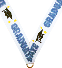 7/8 x 30 in. Graduate Neck Ribbon [NKRB-1046]