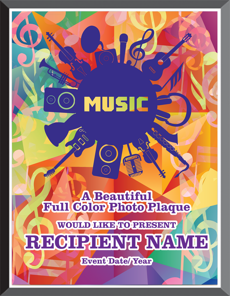 Music Graphix Plaque [PGFX1013-MC]