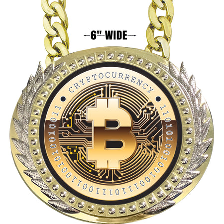 Cryptocurrency 6 inch Presidential Metal Champ Chain [CCSPR-CRP]