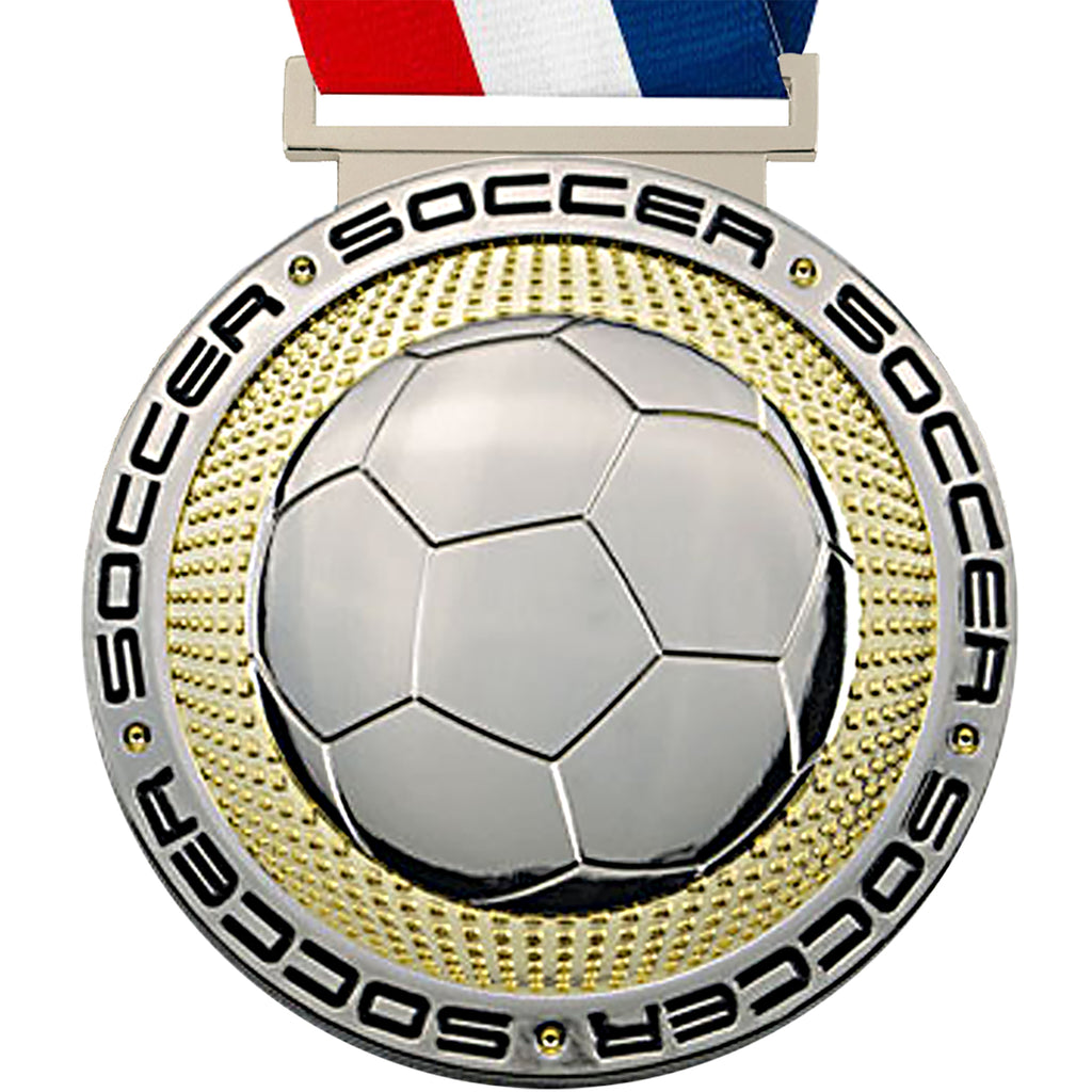 3.25" Soccer Dual Plated Diecast Medal [MSDP3-SC]