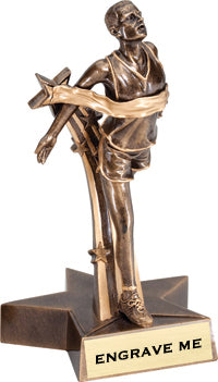 Track Superstar Resin Trophies [Male]