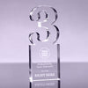 Number 3 Acrylic Award - 6 inch [ATNM-3-6-Q]