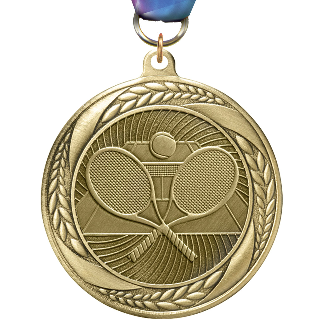 2.25" Tennis Laurel Wreath Medal [MM2S-15]