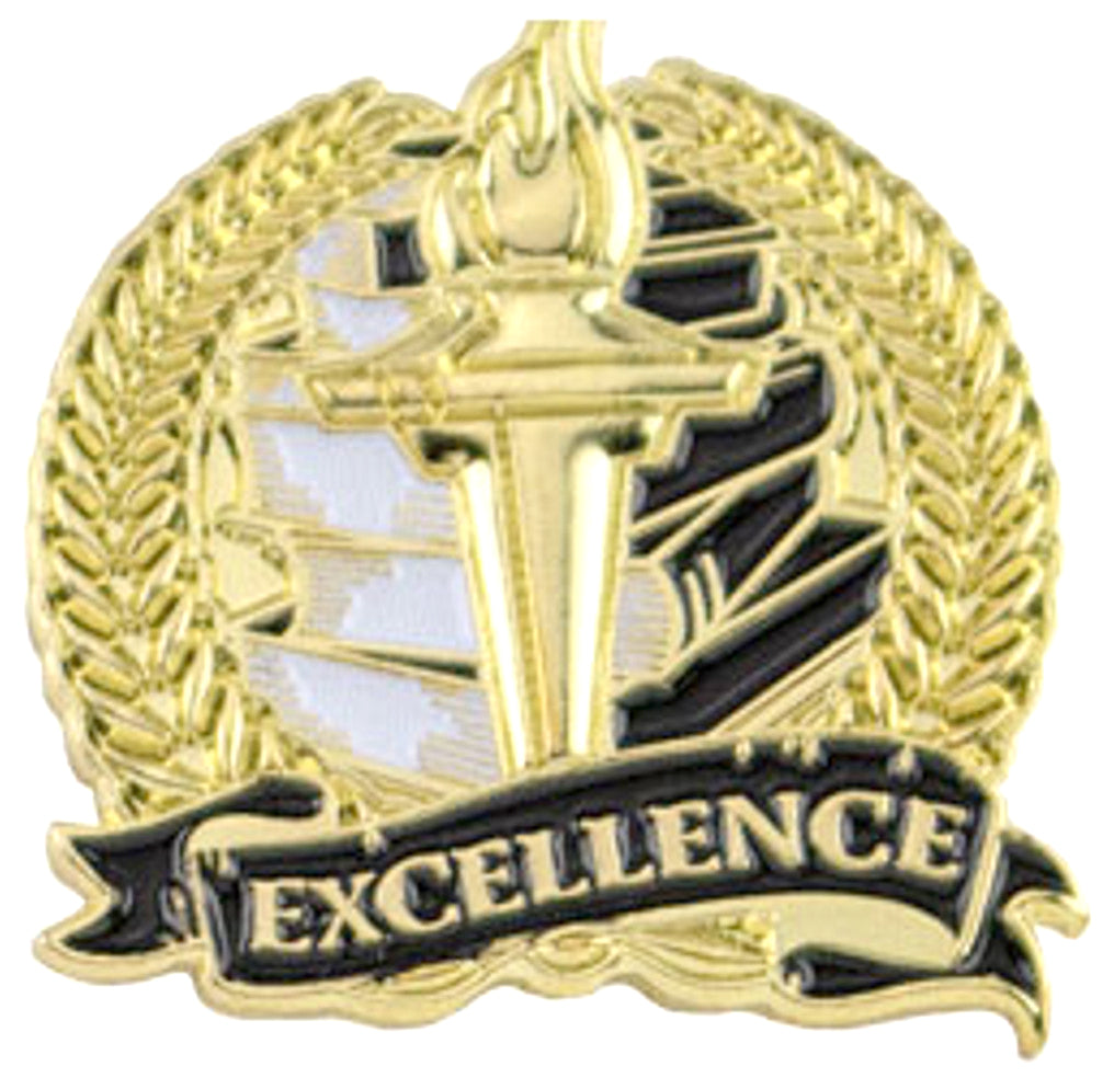 Excellence Academic Lapel Torch Pin [LPST114]