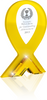 Premier Acrylic Ribbon Standup- Yellow [APRIBY7]