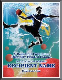 Dodgeball Graphix Plaque [PGFX79-DGBL]