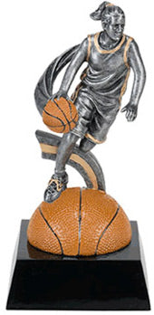 Basketball Female Motion Xtreme Resin Trophy