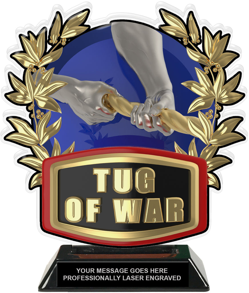Tug of War Colorix-T Acrylic Trophy- 8.25 inch [TACR8-TGOWR-Q]