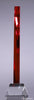 Red Wave Crystal Award - 8.5 inch [CM59RD-8]