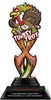 Turkey Trot Tribal Flames Acrylic Trophy - 10 inch [TACR10-TF-TRKTRT-Q]