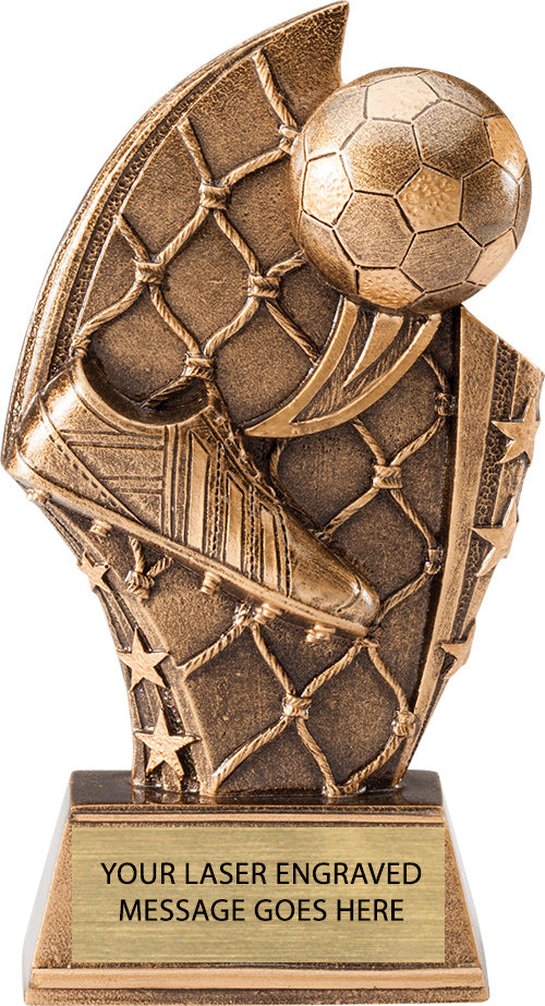 Soccer Star Sweeping Trophy [RSSW6-SC]