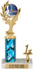 Golden Leaf Color Insert Trophy with 1 Trim [T1T11i-651]