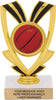 Basketball Victory Ribbon Trophy [TJRIB6-BK]