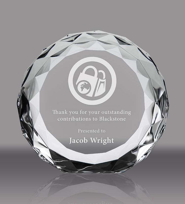 Satellite Crystal Award - 5.75 inch [CFMFC-5-X]