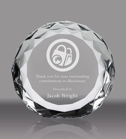 Satellite Crystal Award - 5.75 inch [CFMFC-5-X]