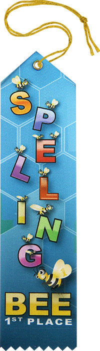 Spelling Bee - 1st Place Colormax Ribbon [RCM-SPB-1ST]
