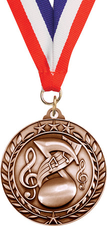 Music Dimensional Medal- Bronze [MSW2-MC-B]