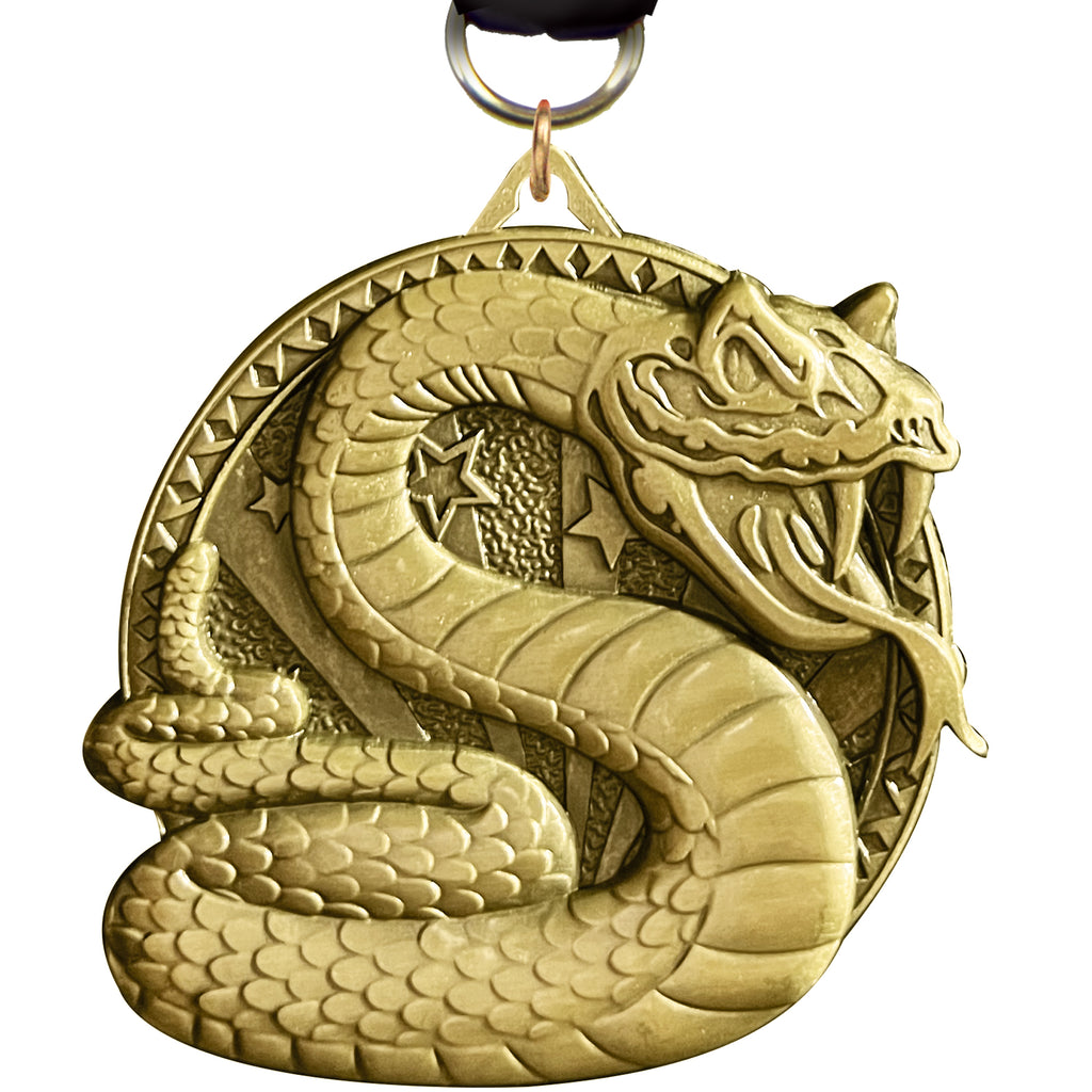 2" Mascot Viper Ultra-Impact 3-D Medal [MDTD2-MSCT-VPR]