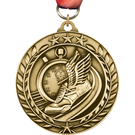Track 1.75 inch Dimensional Medal [MSW1-TK]